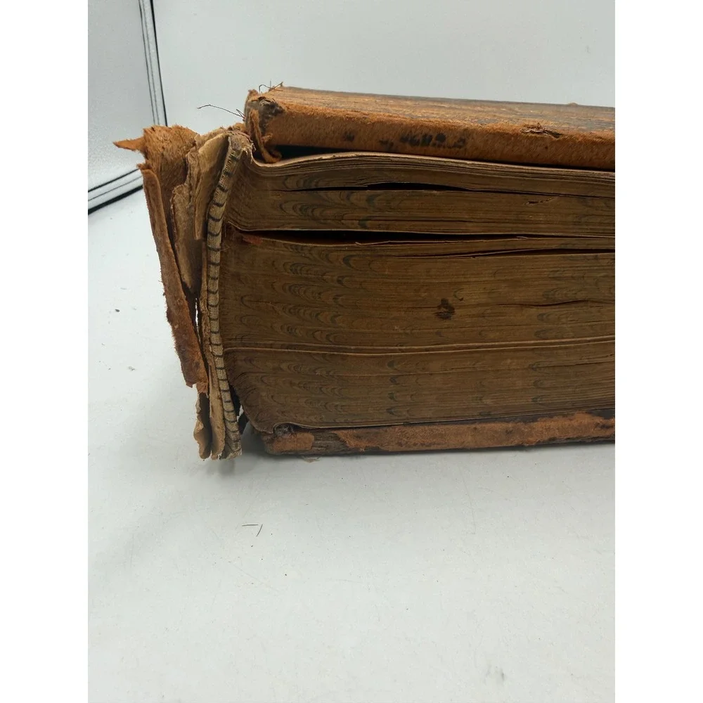 Antique 1894 Holy Bible Henry Altemus Edition Leather Gilt Illustrated Large